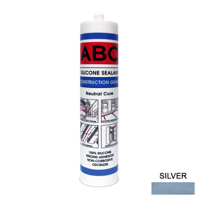 ABC Silicon Sealant Construction Grade Neutral Silver