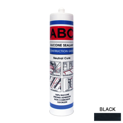 ABC Silicon Sealant Construction Grade Neutral Black