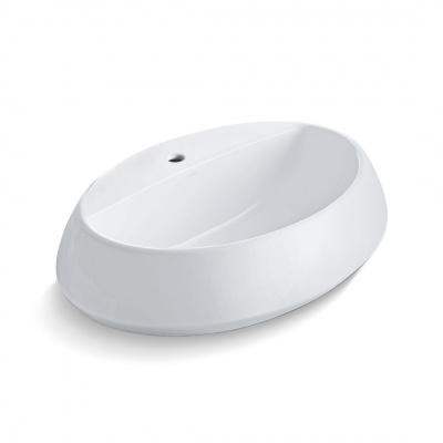 Kohler Stadia Vessel Basin with Integral Faucet Deck