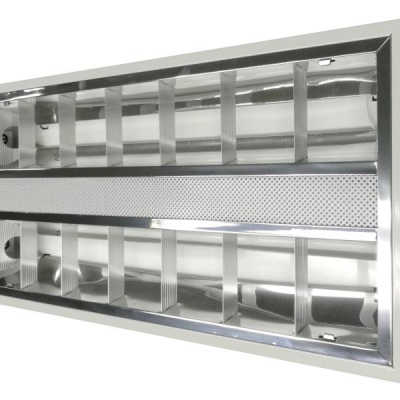 Alphalux Linear Series Recessed Type Louver 2x9w