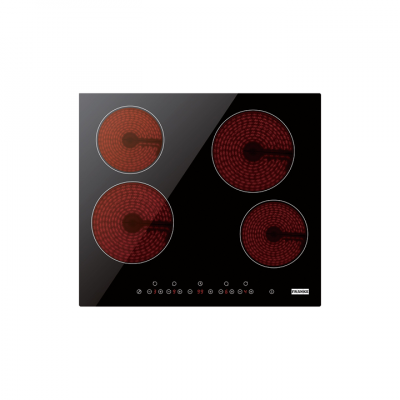 Franke Infrared Hob 4-Zone Ceramic Tempered Glass Black - FHF605 604C T