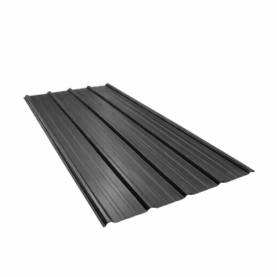 P.Tech Rib Type Colored Steel Roof Charcoal Gray 0.4x1040x2440x25mm