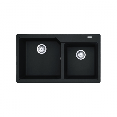 Franke Urban Kitchen Sink Granite Double Bowl UBG 620-86 - Onyx