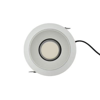 Alphalux 9w Cw 4000k Led Cob Swivel Downlight White 