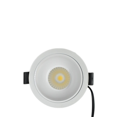 Alphalux 15w Cw 4000k Led Cob Fix Downlight White 