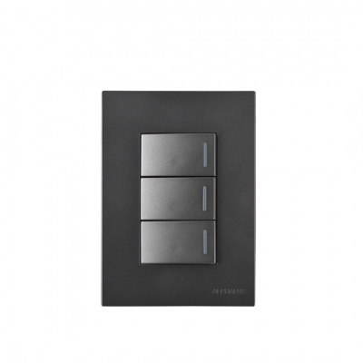 Alphalux Breit Series 3gang Switch 10A