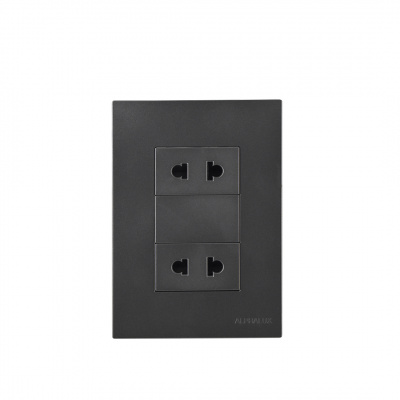 Alphalux Breit Series 2gang Universal Outlet 16A