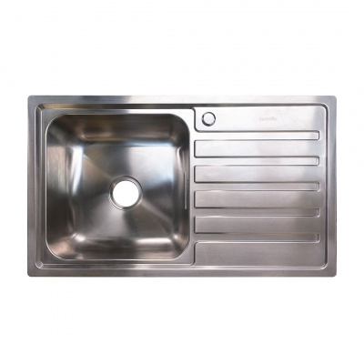 Hamden Single Bowl with Drainboard Stainless Kitchen Sink
