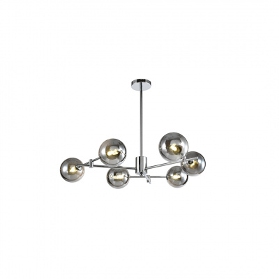 Alphalux Nordic Pendant Lamp Chrome G9x6