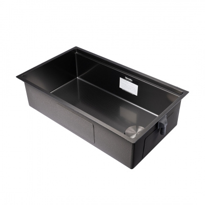 Hamden Clyde Single Bowl Topmount SS Kitchen Sink with Chopping Board 750x440x210mm