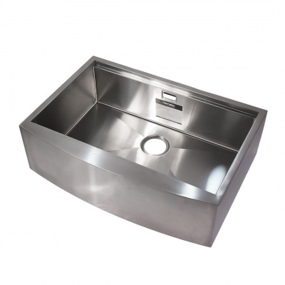 Hamden Single Bowl Kitchen Sink with Collander, Rollmat and Chopping Board 762x533x230mm