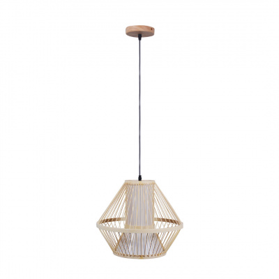 Alphalux Rustic Pendant Lamp 1xe27 Bamboo