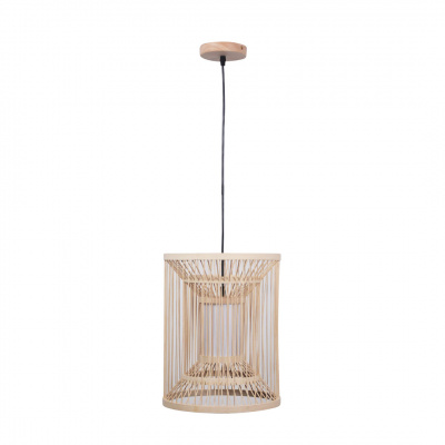 Alphalux Rustic Pendant Lamp 1xe27 Bamboo