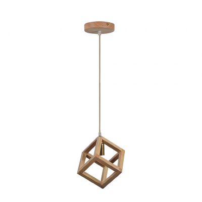 Alphalux Rustic Pendant Lamp 1xe27 Wood