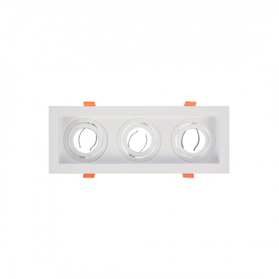 Alphalux Mr16 Recessed Downlight 3xgu5.3