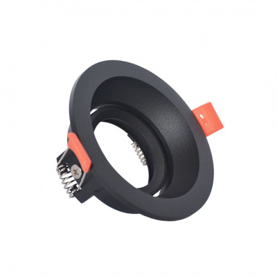 Alphalux Maxima Mr16 Recessed Downlight 1xgu5.3 Round Black