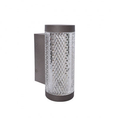 Alphalux Light Ray Led Wall Lamp 6w Warm White Stone Grey