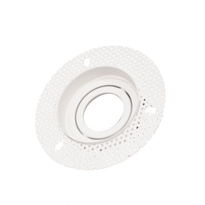 Alphalux Maxima White Anti Glare Mr16 Recessed Downlight Round 1xGu10