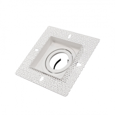 Alphalux Maxima White Anti Glare Mr16 Recessed Downlight Square 1xGu10