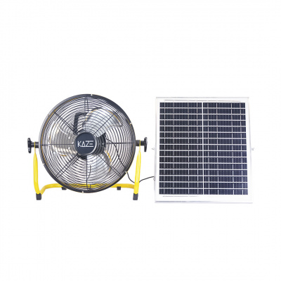Kaze Hatsuden 12in Dc Motor Rechargeable/Solar Floor Fan