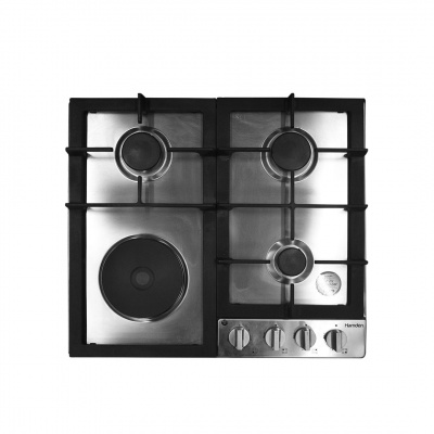 Hamden Euro 3 Burner + 1 Electric Hot Plate Built In Gas Hob