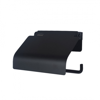 Sefa Black Tissue Holder Wth Cover
