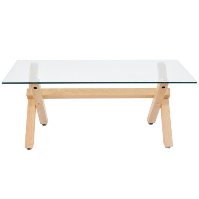 Heim Tee Center Table T.Glass/Metal 110x60x45cm