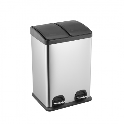 Ezweep Double Pedal Trash Bin