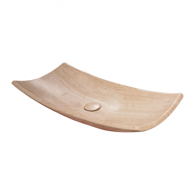 Atelier Artificial Stone Vessel Lavatory Yellow Travertine