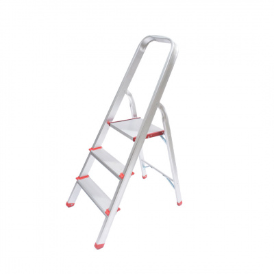 P.Tech Household Aluminum Ladder 3 Steps