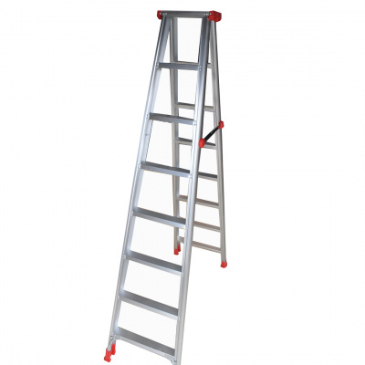 P.Tech Aluminum Double Side Step Ladder