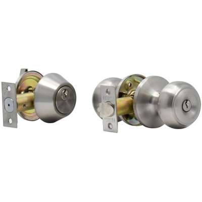 Direct Hardware Tubular Knob and Deadbolt Combo