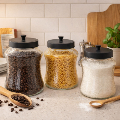 Heim Glass Jar Bottle Container