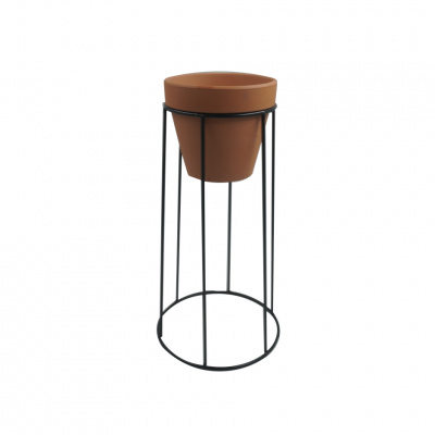 Heim Plant Pot With Metal Stand