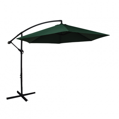 Heim Polyester/Steel Banana Umbrella Series Cantilever Patio Umbrella