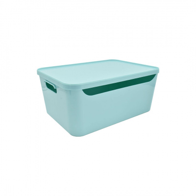 Heim Caja Storage Container with Lid Sea Green 10L