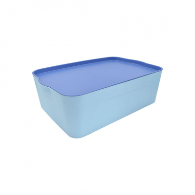 Heim Eske Storage Container with L.Blue/D.Blue 14L