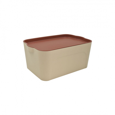 Heim Eske Storage Container with Beige/Brown 6.8L