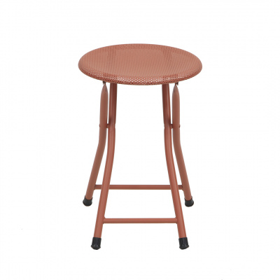 Heim Owen Metal Foldable Chair Red 31x31x45cm