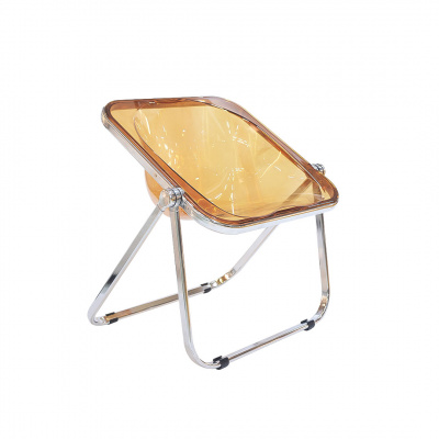 Heim Betty Chair Amber/Chrome