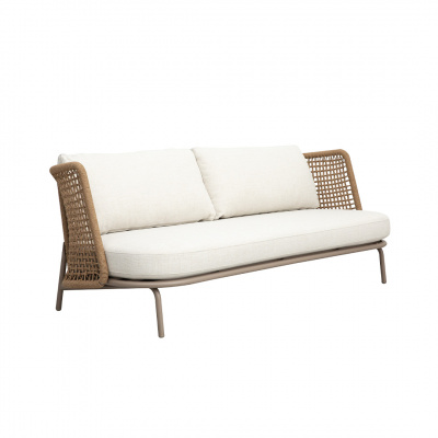 Heim Barry Brown 3 Seater Sofa 210x89x74cm