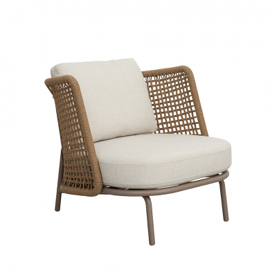 Heim Barry Brown 1 Seater Sofa 80x89x74cm