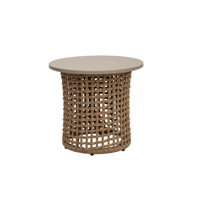 Heim Barry Brown Side Table 50x45cm