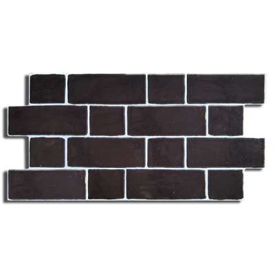 Valentia Metropolitan Black Decor Wall Tile 30x55cm