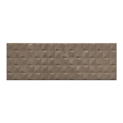 Cifre Manila Pyramidal Brown Decor Wall Tile 20x60cm