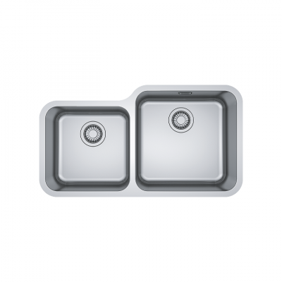 Franke Kitchen Sink Bell Stainless Steel Double Bowl BCX 120-42-35