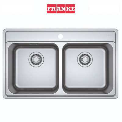 Franke Double Bowl Stainless Steel Kitchen Sink
