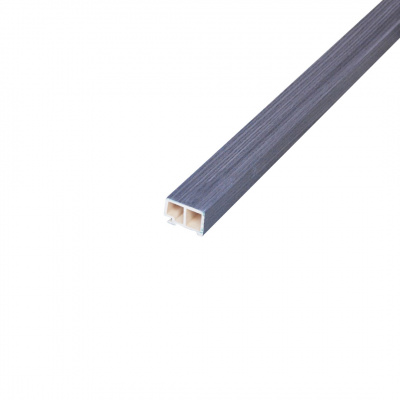 P.Tech Indoor Laminated WPC Corner Trim Grey Wood