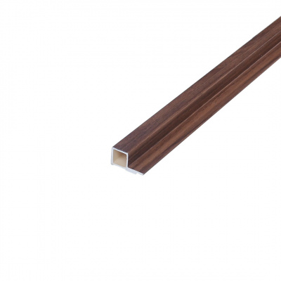 P.Tech Indoor Laminated WPC Corner Trim Walnut