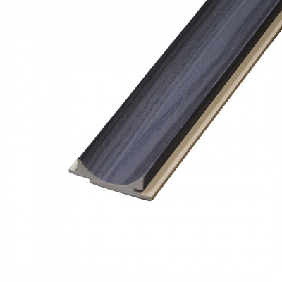 P.Tech Small Konkav Wpc Panel Grey Wood 15x50x2900mm with 3pc Clip